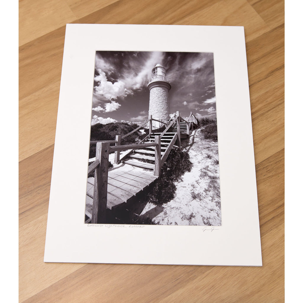 8 X 12" Print - Bathurst Lighthouse, Rottnest